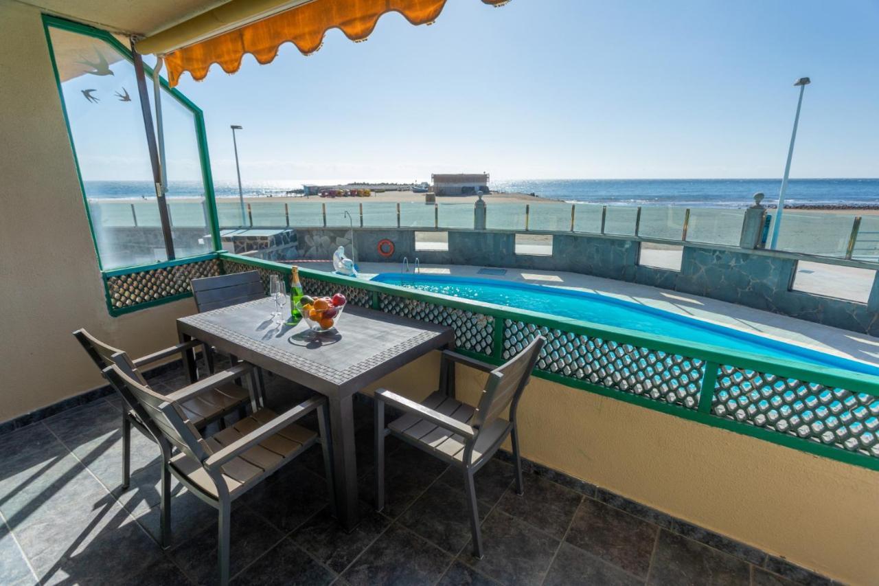 Las Burras Beach Terrace&Pool By Canariasgetaway San Agustín Exterior foto